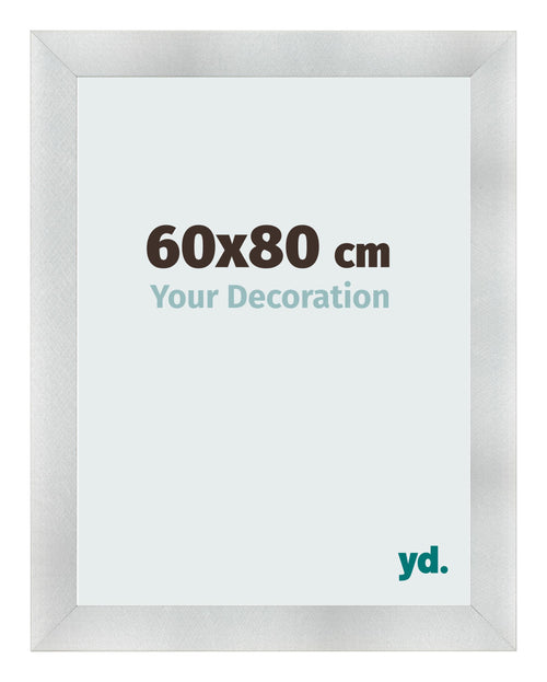 Bilderrahmen 60x80cm Aluminium Gebürstet MDF Pisa Vorne Messe | Yourdecoration.de