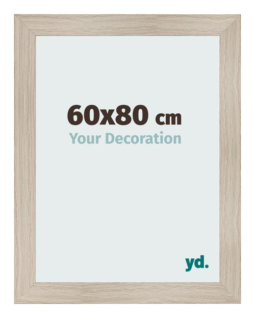 Bilderrahmen 60x80cm Eiche Rustikal MDF Pisa Vorne Messe | Yourdecoration.de
