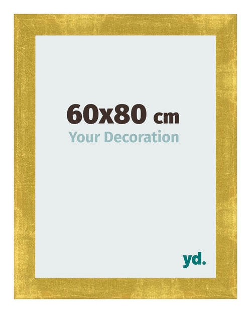 Bilderrahmen 60x80cm Gold Vintage MDF Pisa Vorne Messe | Yourdecoration.de
