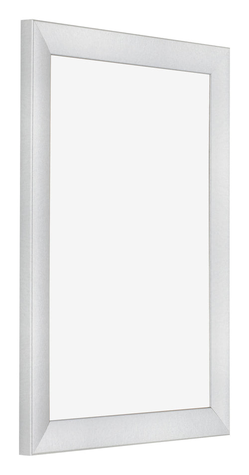 Bilderrahmen 60x80cm Silber Schwarz Gewischt MDF Pisa Vorne Schrag | Yourdecoration.de