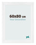 Bilderrahmen 60x80cm Weiß Vintage MDF Pisa Vorne Messe | Yourdecoration.de