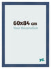Bilderrahmen 60x84cm Dunkelblau Gewischt MDF Pisa Vorne Messe | Yourdecoration.de