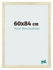 Bilderrahmen 60x84cm Sonoma Eiche MDF Pisa Vorne Messe | Yourdecoration.de