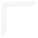 Bilderrahmen 60x84cm Weiß Vintage MDF Pisa Detail Ecke | Yourdecoration.de