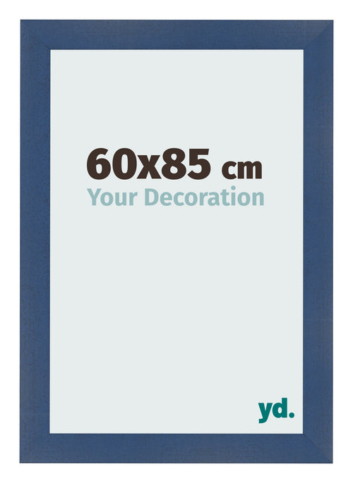 Bilderrahmen 60x85cm Dunkelblau Gewischt MDF Pisa Vorne Messe | Yourdecoration.de