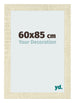 Bilderrahmen 60x85cm Sonoma Eiche MDF Pisa Vorne Messe | Yourdecoration.de