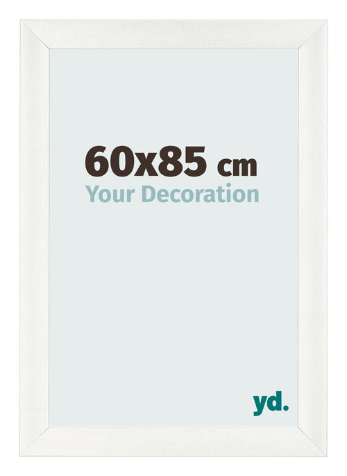 Bilderrahmen 60x85cm Weiß Vintage MDF Pisa Vorne Messe | Yourdecoration.de