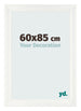 Bilderrahmen 60x85cm Weiß Vintage MDF Pisa Vorne Messe | Yourdecoration.de