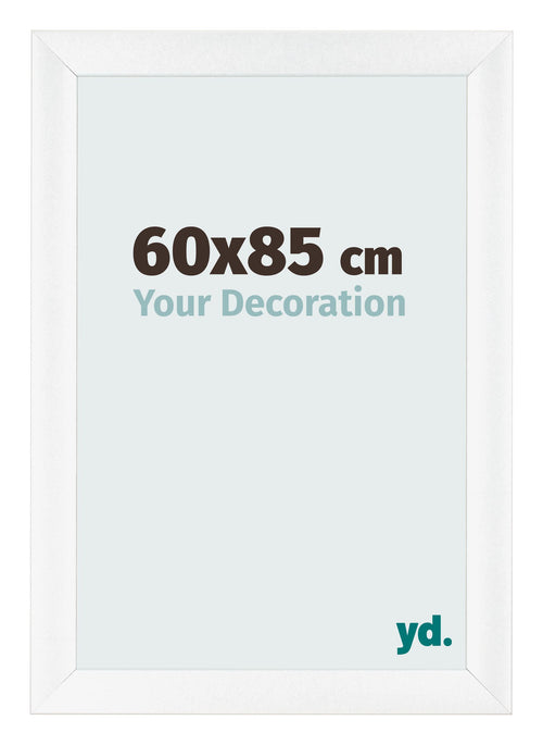 Bilderrahmen 60x85cm Weiß Vintage MDF Pisa Vorne Messe | Yourdecoration.de