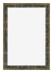 Bilderrahmen 60x90cm Blau Gold Meliert MDF Pisa Vorne | Yourdecoration.de