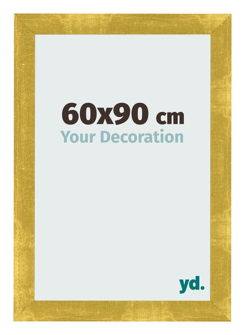 Bilderrahmen 60x90cm Gold Vintage MDF Pisa Vorne Messe | Yourdecoration.de