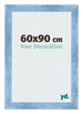 Bilderrahmen 60x90cm Hellblau Gewischt MDF Pisa Vorne Messe | Yourdecoration.de