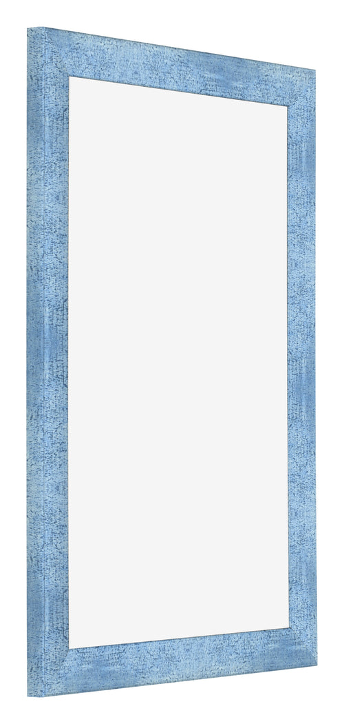 Bilderrahmen 60x90cm Hellblau Gewischt MDF Pisa Vorne Schrag | Yourdecoration.de