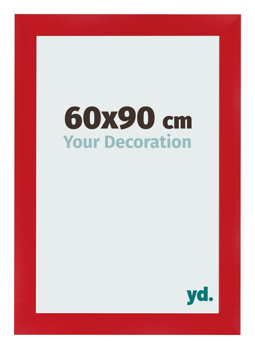Bilderrahmen 60x90cm Rot MDF Pisa Vorne Messe | Yourdecoration.de