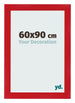 Bilderrahmen 60x90cm Rot MDF Pisa Vorne Messe | Yourdecoration.de