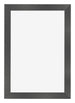 Bilderrahmen 60x90cm Schwarz Silber Poliert MDF Pisa Vorne | Yourdecoration.de
