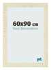 Bilderrahmen 60x90cm Sonoma Eiche MDF Pisa Vorne Messe | Yourdecoration.de