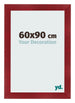 Bilderrahmen 60x90cm Weinrot Gewischt MDF Pisa Vorne Messe | Yourdecoration.de