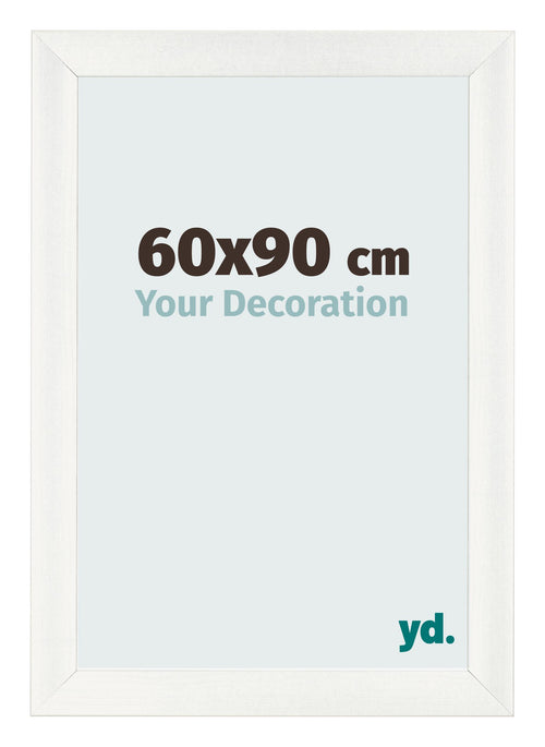 Bilderrahmen 60x90cm Weiß Vintage MDF Pisa Vorne Messe | Yourdecoration.de
