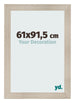 Bilderrahmen 61x91 5cm Eiche Rustikal MDF Pisa Vorne Messe | Yourdecoration.de