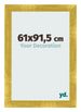 Bilderrahmen 61x91 5cm Gold Vintage MDF Pisa Vorne Messe | Yourdecoration.de