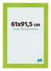 Bilderrahmen 61x91 5cm Grün MDF Pisa Vorne Messe | Yourdecoration.de