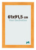 Bilderrahmen 61x91 5cm Orange MDF Pisa Vorne Messe | Yourdecoration.de