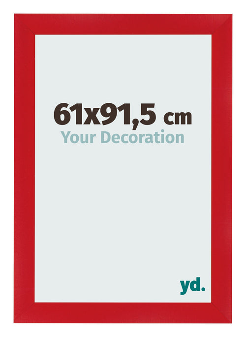 Bilderrahmen 61x91 5cm Rot MDF Pisa Vorne Messe | Yourdecoration.de