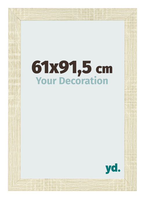 Bilderrahmen 61x91 5cm Sonoma Eiche MDF Pisa Vorne Messe | Yourdecoration.de