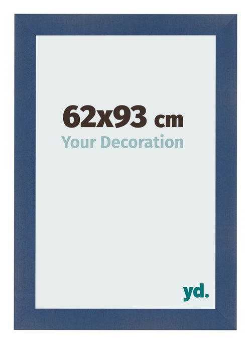 Bilderrahmen 62x93cm Dunkelblau Gewischt MDF Pisa Vorne Messe | Yourdecoration.de