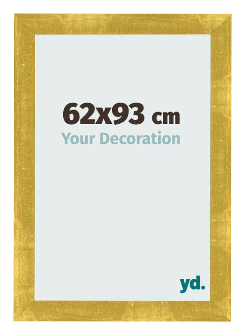 Bilderrahmen 62x93cm Gold Vintage MDF Pisa Vorne Messe | Yourdecoration.de