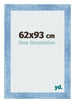 Bilderrahmen 62x93cm Hellblau Gewischt MDF Pisa Vorne Messe | Yourdecoration.de