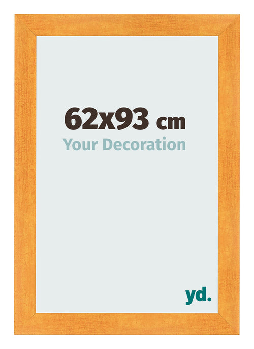 Bilderrahmen 62x93cm Orange MDF Pisa Vorne Messe | Yourdecoration.de