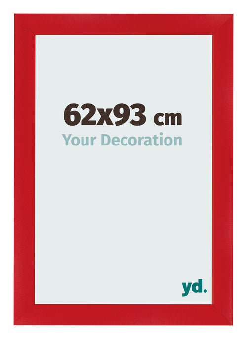 Bilderrahmen 62x93cm Rot MDF Pisa Vorne Messe | Yourdecoration.de