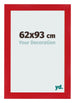 Bilderrahmen 62x93cm Rot MDF Pisa Vorne Messe | Yourdecoration.de