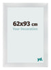 Bilderrahmen 62x93cm Silber Schwarz Gewischt MDF Pisa Vorne Messe | Yourdecoration.de