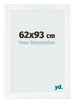 Bilderrahmen 62x93cm Weiß Vintage MDF Pisa Vorne Messe | Yourdecoration.de