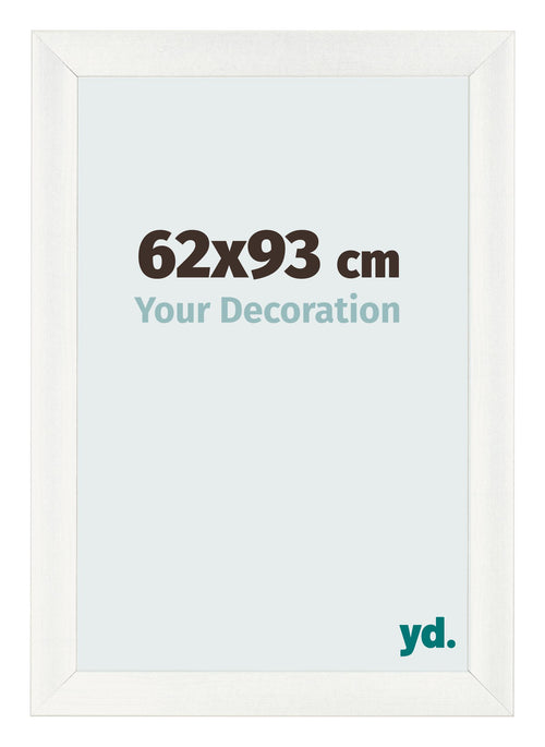 Bilderrahmen 62x93cm Weiß Vintage MDF Pisa Vorne Messe | Yourdecoration.de