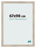 Bilderrahmen 67x98cm Eiche Rustikal MDF Pisa Vorne Messe | Yourdecoration.de