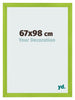 Bilderrahmen 67x98cm Grün MDF Pisa Vorne Messe | Yourdecoration.de