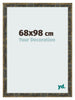 Bilderrahmen 68x98cm Blau Gold Meliert MDF Pisa Vorne Messe | Yourdecoration.de