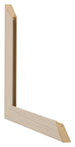Bilderrahmen 68x98cm Eiche Rustikal MDF Pisa Detail Querschnitte | Yourdecoration.de