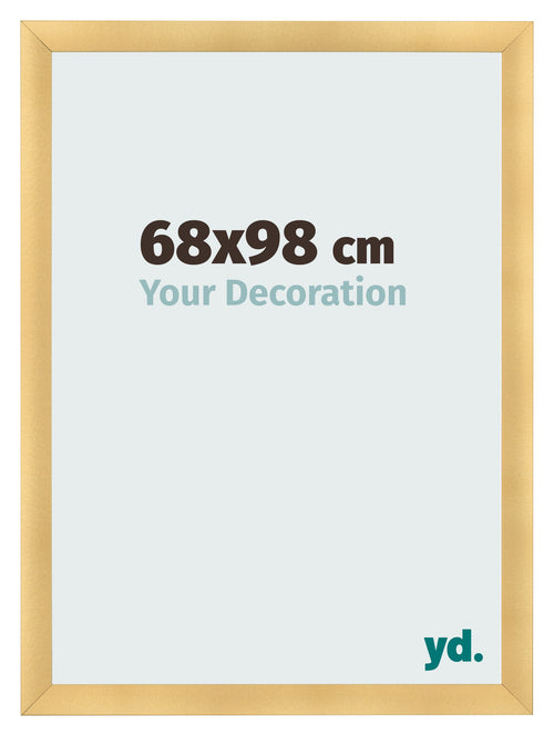 Bilderrahmen 68x98cm Gold Vintage MDF Pisa Vorne Messe | Yourdecoration.de