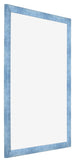 Bilderrahmen 68x98cm Hellblau Gewischt MDF Pisa Vorne Schrag | Yourdecoration.de
