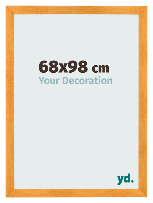 Bilderrahmen 68x98cm Orange MDF Pisa Vorne Messe | Yourdecoration.de