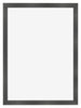 Bilderrahmen 68x98cm Schwarz Silber Poliert MDF Pisa Vorne | Yourdecoration.de