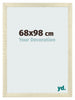 Bilderrahmen 68x98cm Sonoma Eiche MDF Pisa Vorne Messe | Yourdecoration.de