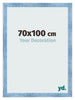 Bilderrahmen 70x100cm Hellblau Gewischt MDF Pisa Vorne Messe | Yourdecoration.de