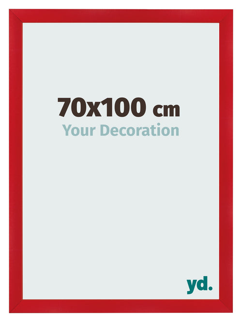 Bilderrahmen 70x100cm Rot MDF Pisa Vorne Messe | Yourdecoration.de