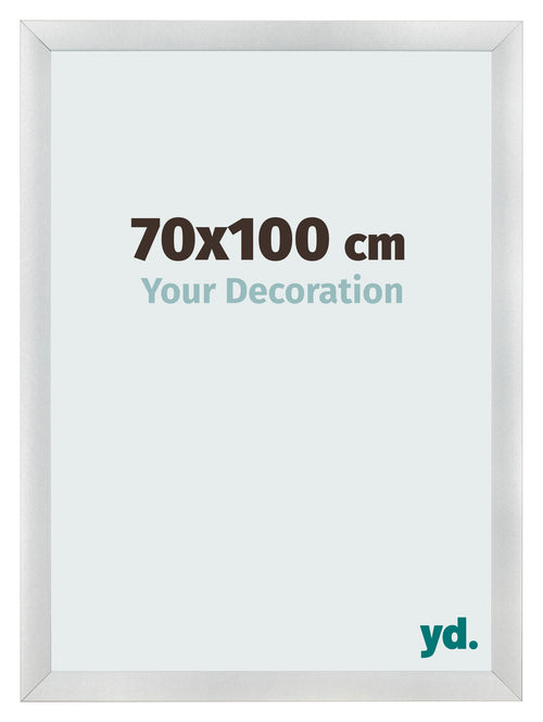 Bilderrahmen 70x100cm Silber Schwarz Gewischt MDF Pisa Vorne Messe | Yourdecoration.de